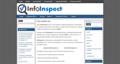 Desktop Screenshot of infoinspect.ro