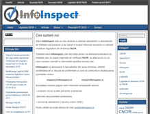 Tablet Screenshot of infoinspect.ro